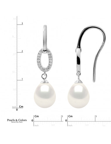 Pearl Earrings - Silver