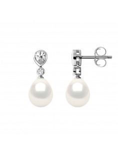 Boucles d'Oreilles Perles -...