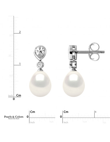 Pearl Earrings - Silver