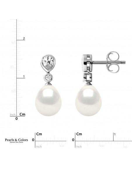 Pearl Earrings - Silver