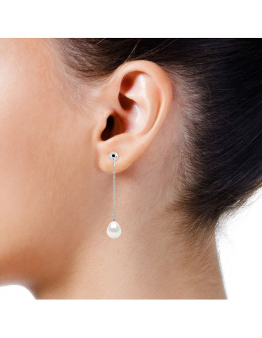 Pearl Earrings - Silver