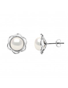Pendientes de perlas - Plata
