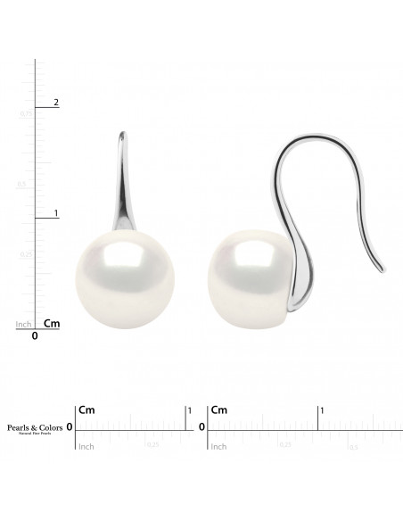 Boucles d'Oreilles Perles - Argent
