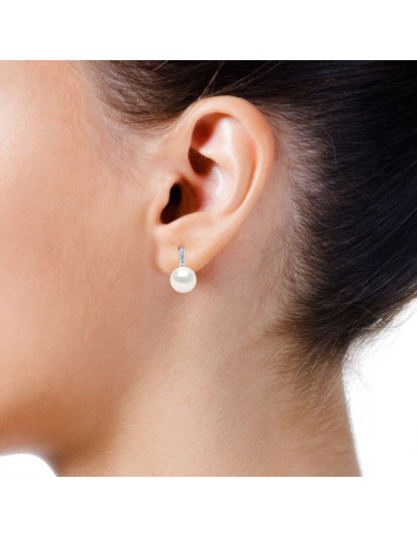 Pearl Earrings - Silver