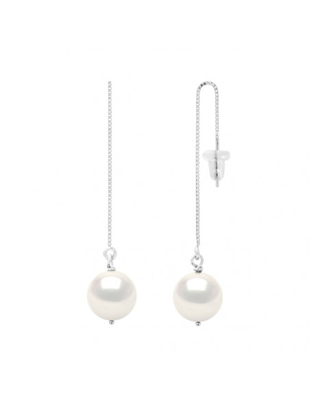 Boucles d'Oreilles Perles - Argent