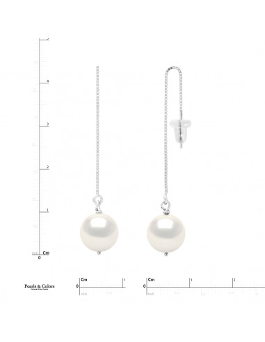 Pendientes de perlas - Plata