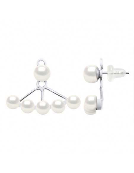 Pearl Earrings - Silver