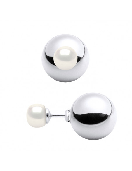 Pearl Earrings - Silver
