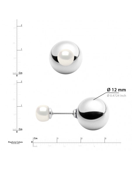 Pearl Earrings - Silver