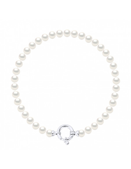 Pulsera de perlas - Plata