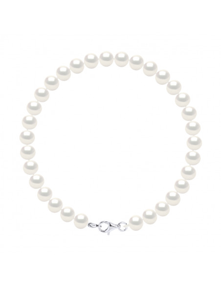 Pulsera de perlas - Plata