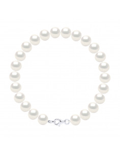 Bracelet Perles - Argent