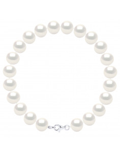 Bracelet Perles - Argent