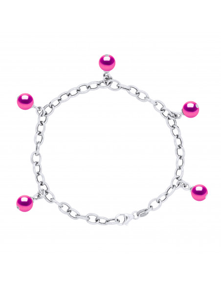 Bracelet Perles - Argent