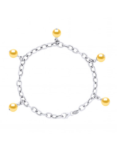 Bracelet Perles - Argent