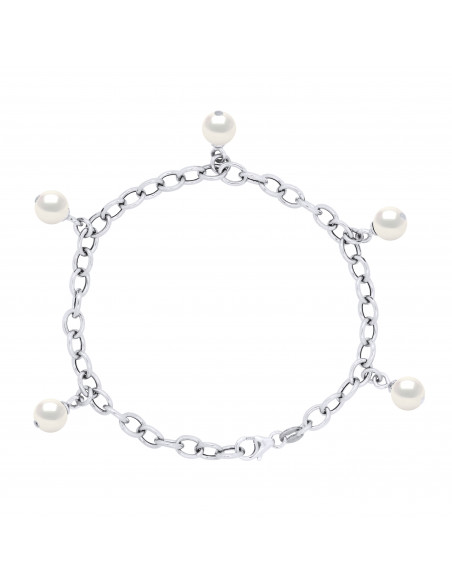 Bracelet Perles - Argent