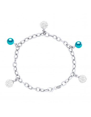 Bracelet Perles - Argent