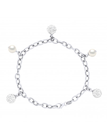 Pulsera de perlas - Plata