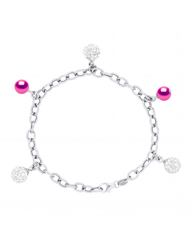 Bracelet Perles - Argent