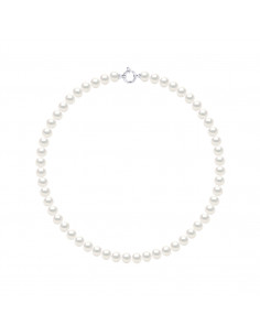 Pearl Necklace - Silver