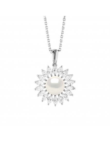Collier Perle - Argent
