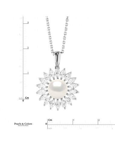 Pearl Necklace - Silver