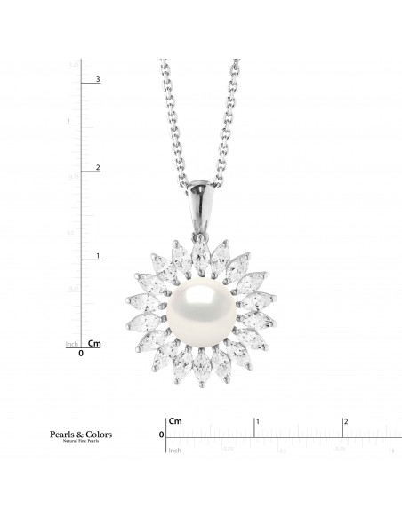 Pearl Necklace - Silver