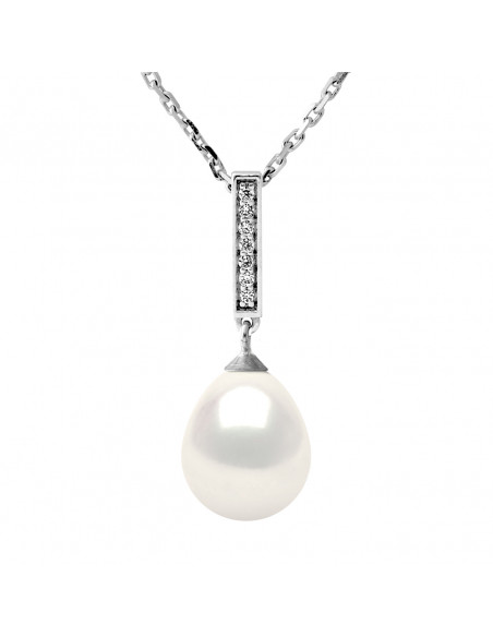 Collier Perle - Argent