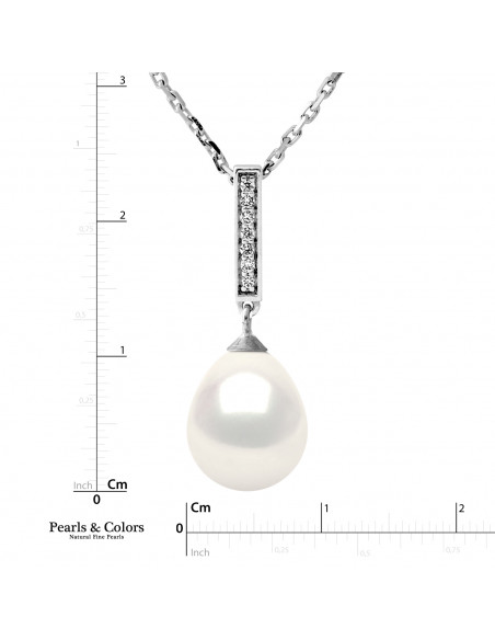 Collier Perle - Argent