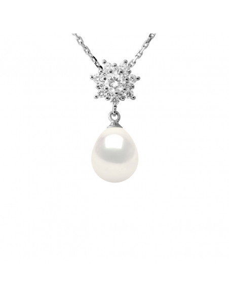 Pearl Necklace - Silver