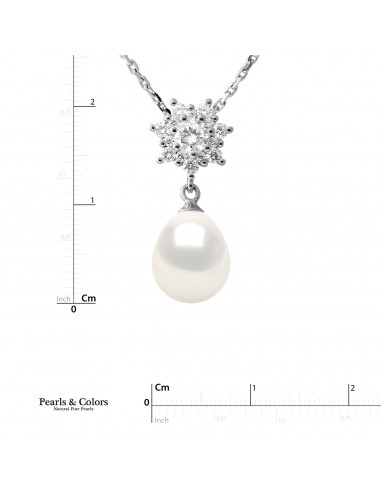 Collier Perle - Argent
