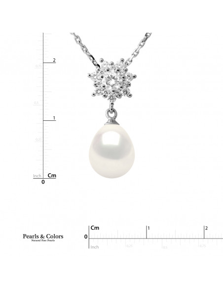 Collier Perle - Argent