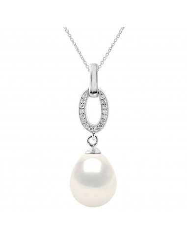 Pearl Necklace - Silver