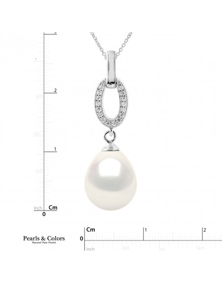 Collier Perle - Argent