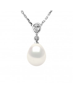 Pearl Necklace - Silver