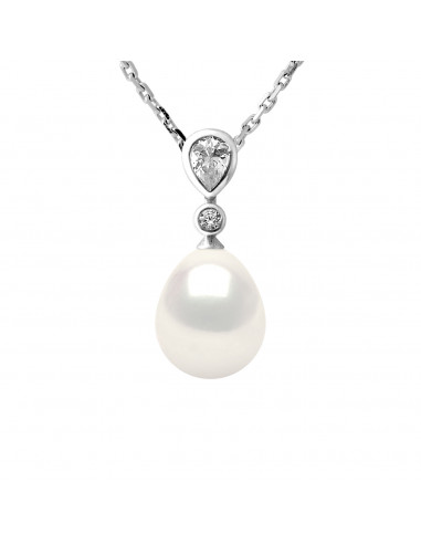 Pearl Necklace - Silver