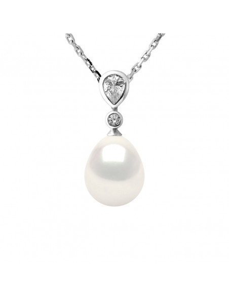 Pearl Necklace - Silver