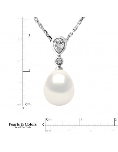 Pearl Necklace - Silver