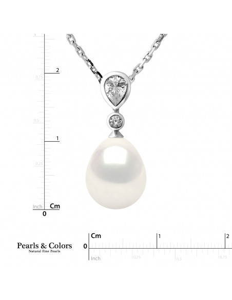 Pearl Necklace - Silver