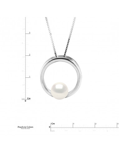 Pearl Necklace - Silver