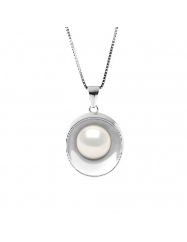 Pearl Necklace - Silver