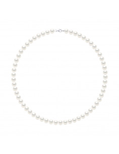 Pearl Necklace - Silver