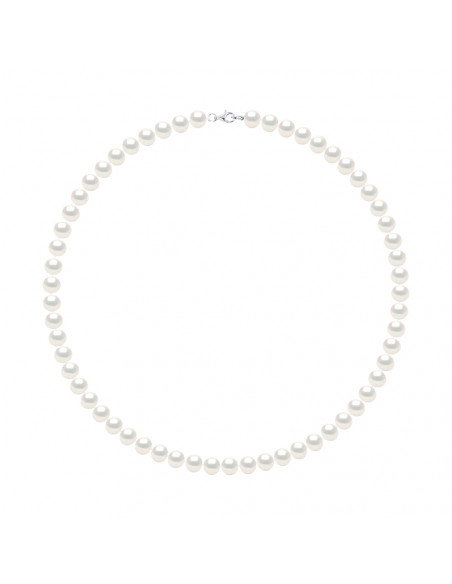 Pearl Necklace - Silver