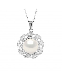 Pearl Necklace - Silver