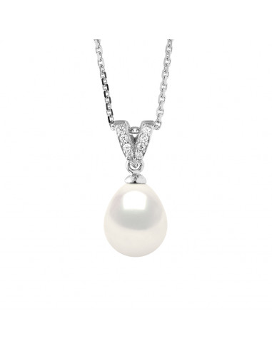 Pearl Necklace - Silver