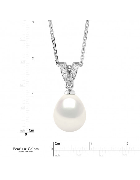 Pearl Necklace - Silver