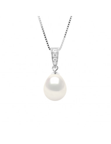 Pearl Necklace - Silver