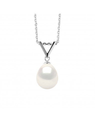 Pearl Necklace - Silver