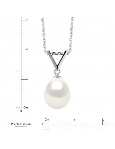 Collier Perle - Argent
