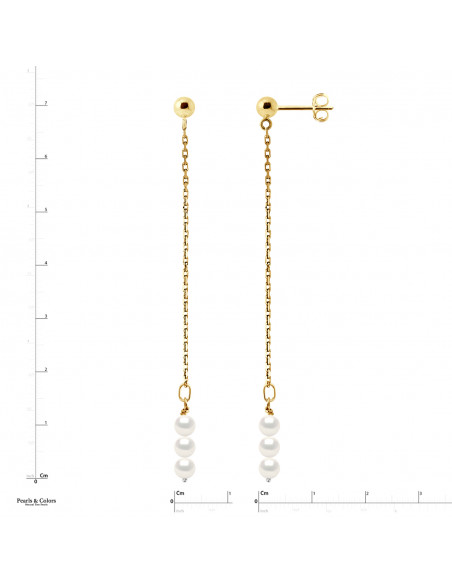 Boucles d'Oreilles Trio - Or